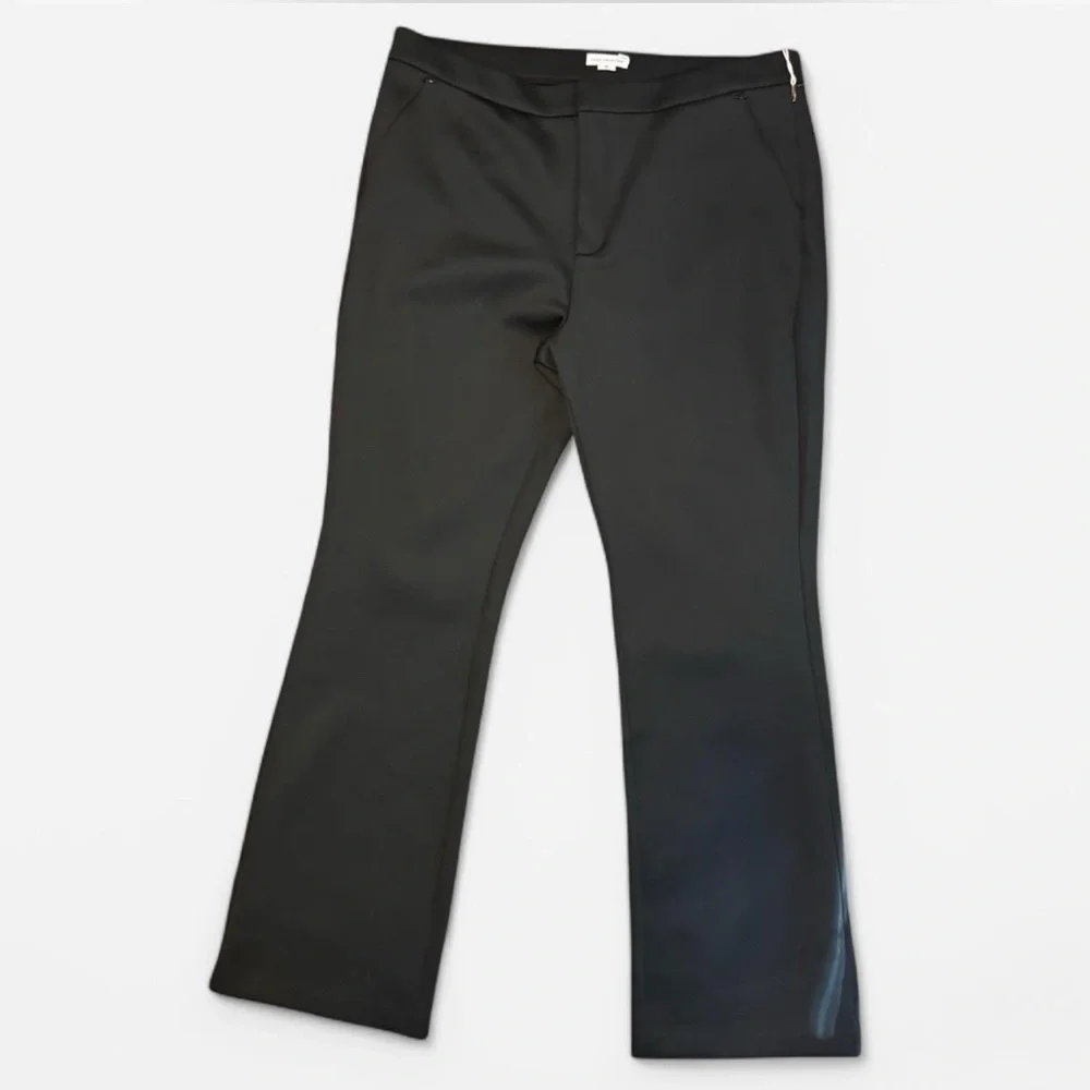 Good American Classic Black Wide Leg Trousers - Picture 5 of 11